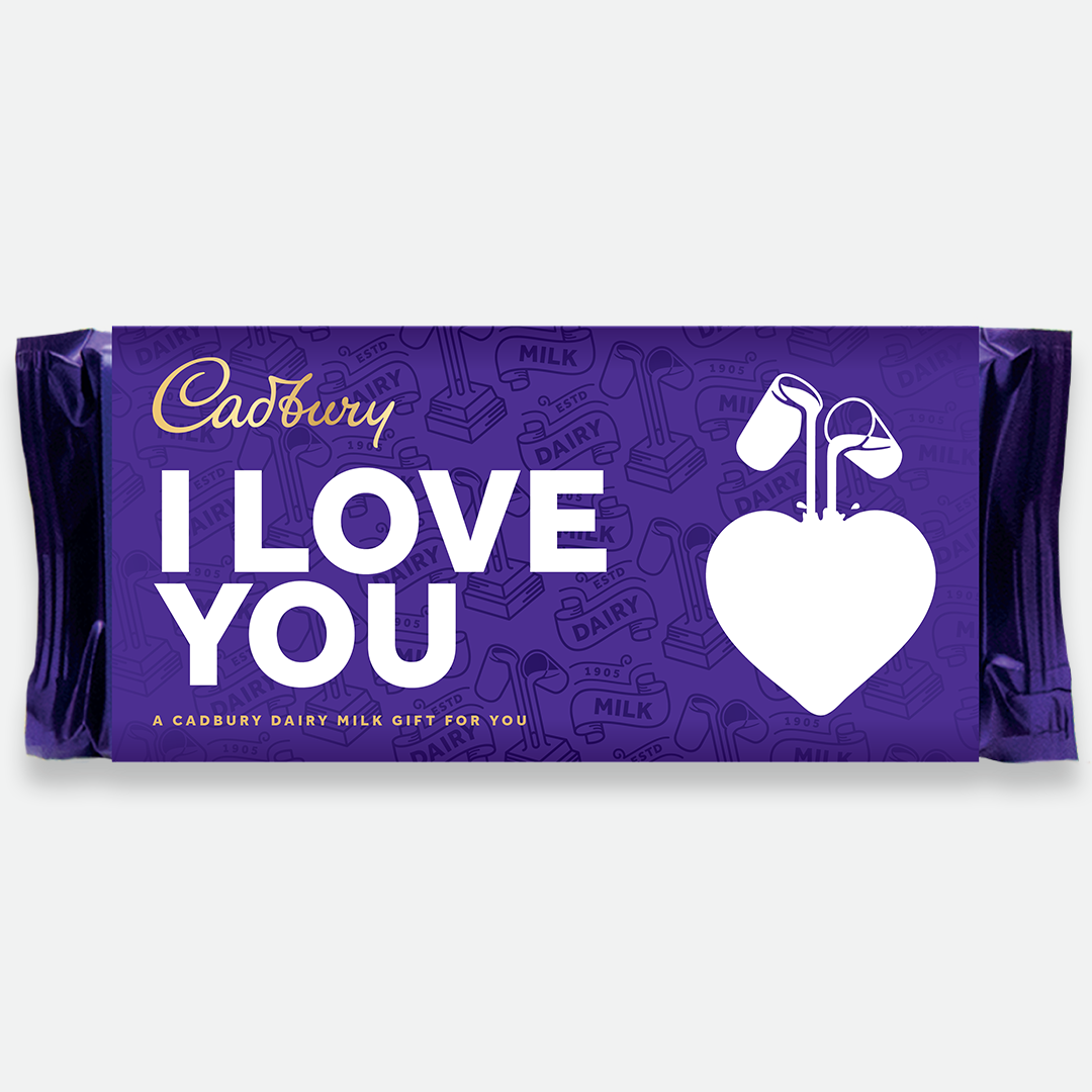 I Love You Cadbury Dairy Milk (110g)