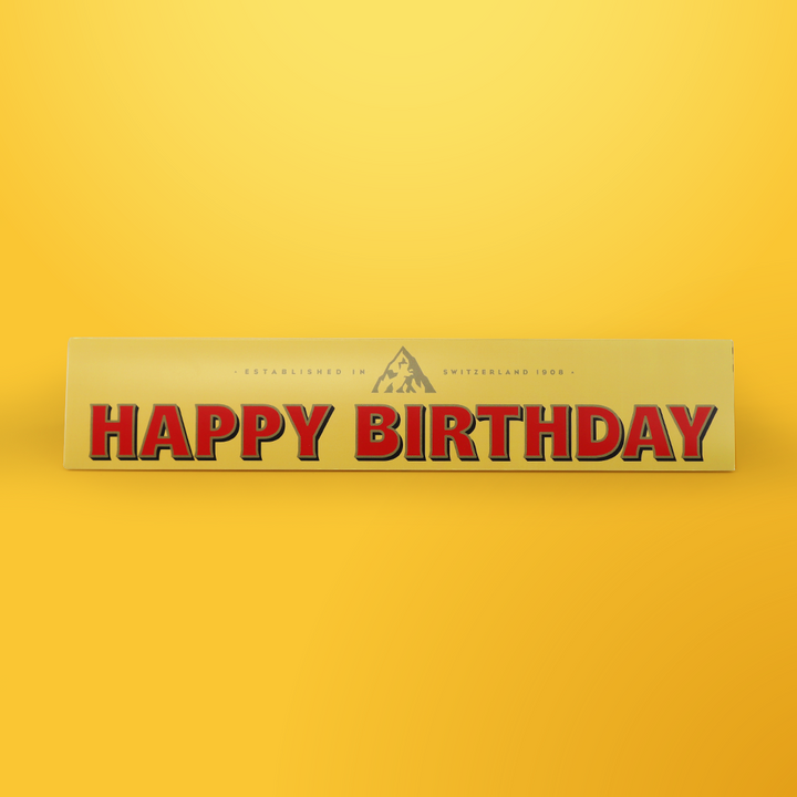 Happy Birthday Toblerone (360g)